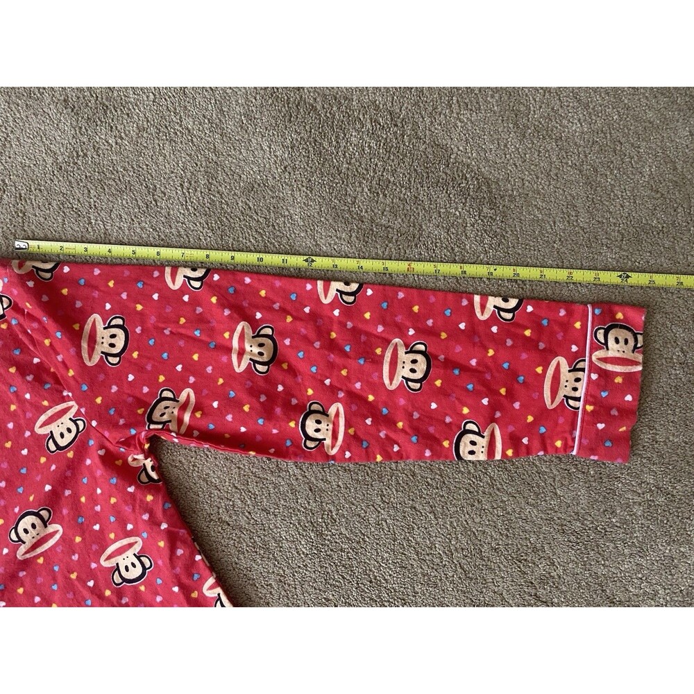 Paul Frank Pajama Set Signature Monkey Red Vintage Y2K Adult Women’s XL - Picture 14 of 16